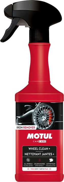 MOTUL WHEEL CLEAN+ VELJEPESUAINE / LENDROOSTE EEMALDUSAINE 500ML/PIHUSTI (CARCARE)