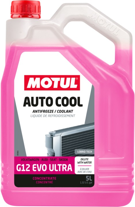 MOTUL AUTO COOL G12 EVO ULTRA JAHUTUSVEDELIKU KONTS. ROOSA 5L