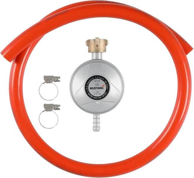 GAASIGRILLI REDUKTOR (KEERME KINNITUS) 30BAR+VOOLIK 1M KOMPL. MUSTANG