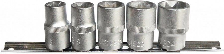5-OS. 1/2" TORX PADRUNITE KOMPLEKT E16-E24. SIINIL TRIUMF