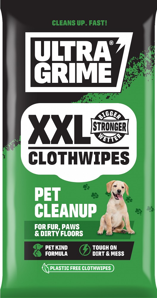 ULTRAGRIME XXL PET CLEANUP LEMMIKLOOMA PUHASTUSLAPID 20TK/PAKK