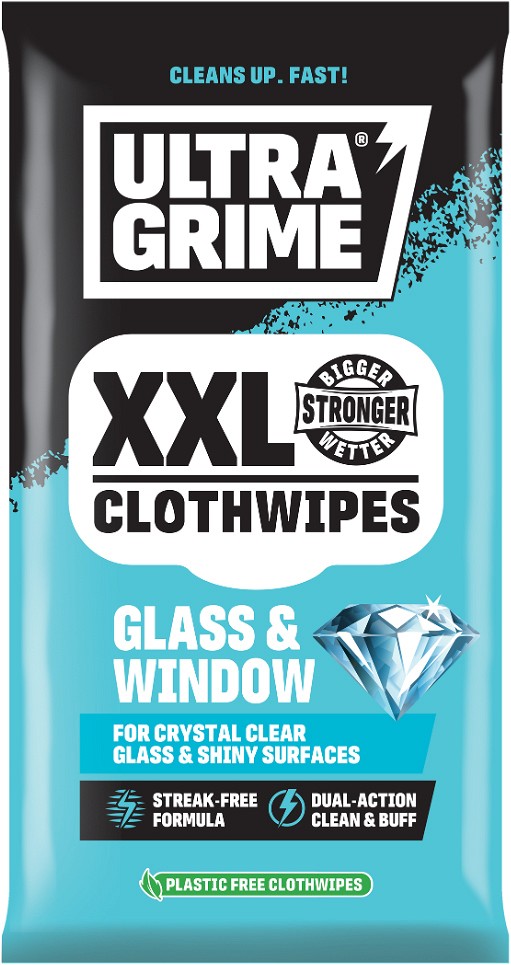 ULTRAGRIME XXL GLASS & WINDOW KLAASIPUHASTUSLAPID 20TK/PAKK