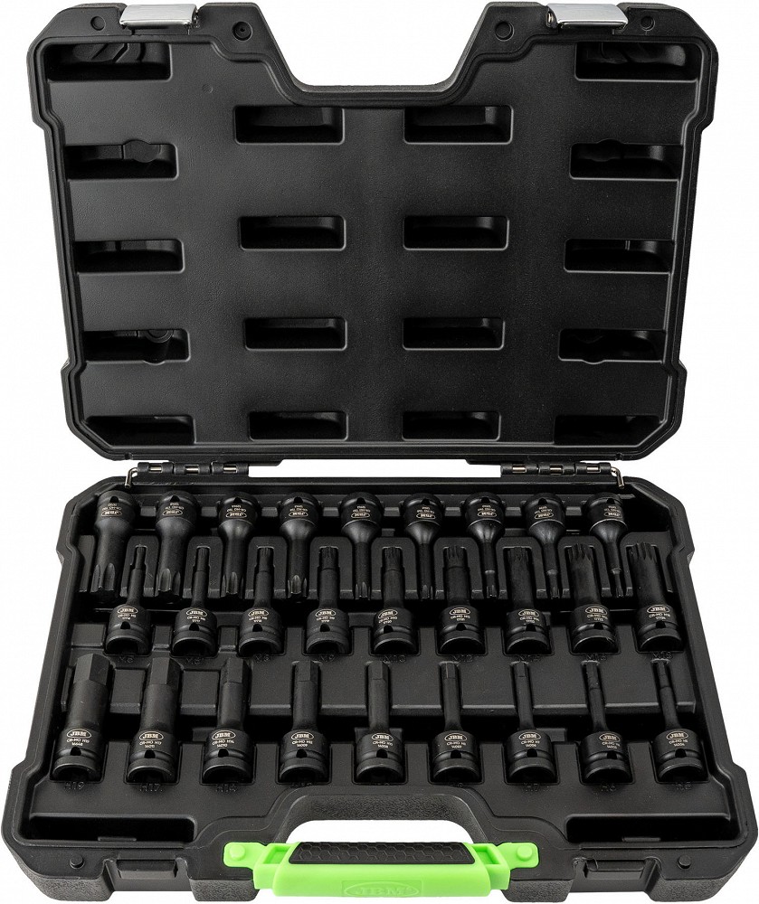 27-OS. PIKKADE LÖÖKOTSIKUTE KOMPL. HEX 5-19MM. TORX T25-T80. 12-TÄHIK M5-M18 JBM*