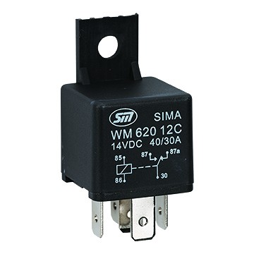 MINIRELEE 12V 40/30A 5 JALAGA 1TK M+