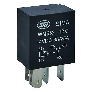 MINIRELEE 12V 35/25A 5 JALAGA 1TK M+