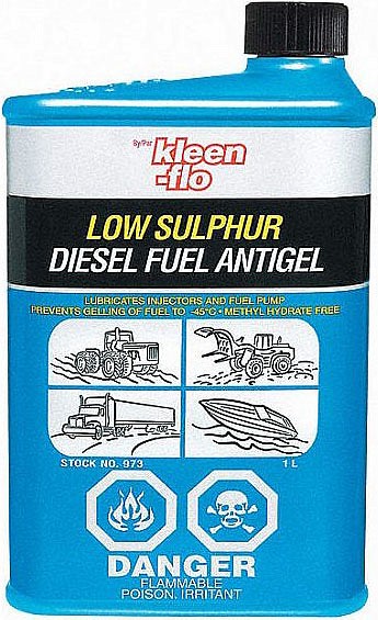 973 1L DIISLIKÜTUSE MÄÄRIJA JA ANTI PARAFIIN KLEEN FLO 500L-LE