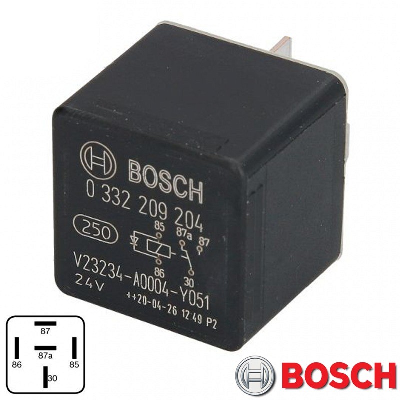 RELEE 24V 30A 5 JALAGA UNIV. BOSCH