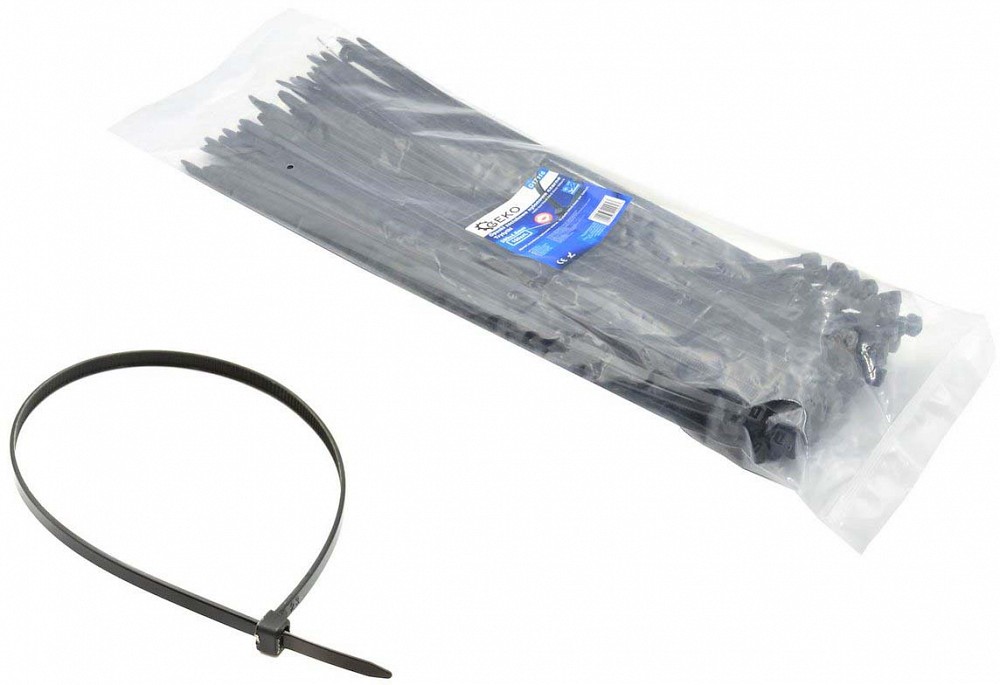 JUHTMEVITS "NYLON" 7.6X500MM MUST 50TK GEKO