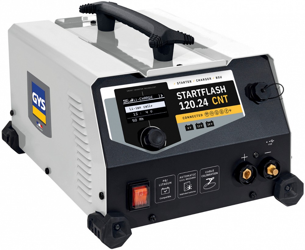 AKULAADIJA-KÄIVITUSABI STARTFLASH 120.24 CNT 20-1200AH GYS