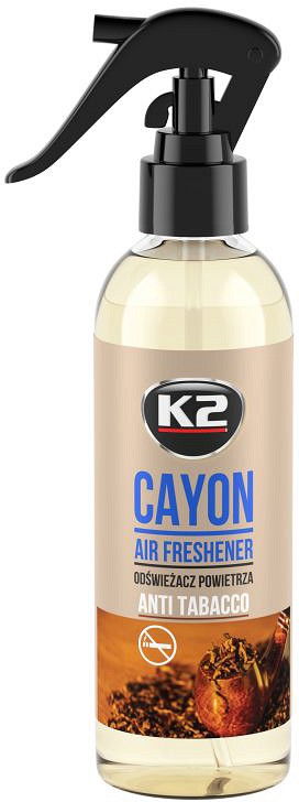 K2 CAYON ANTI TABACCO ÕHUVÄRSKENDAJA 250ML/PIHUSTI