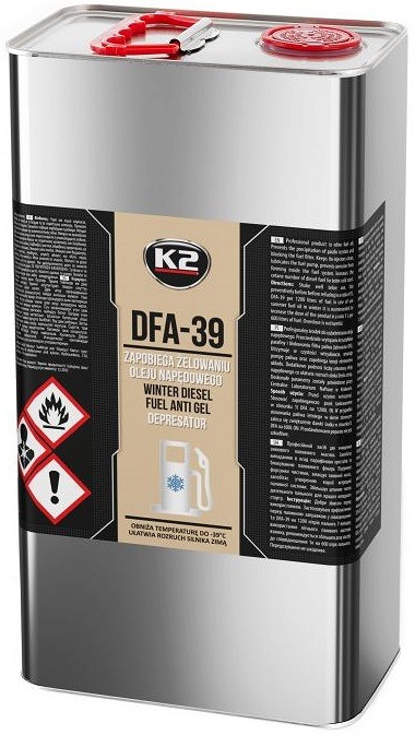 K2 DFA-39 ANTI-PARAFIN KÜLMAVOOLAVUSE PARENDI 5L